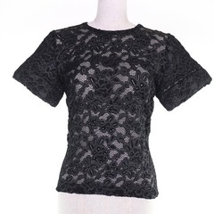 Louis Vuitton Floral Lace Nylon Blend T Shirt – DUTY FREE