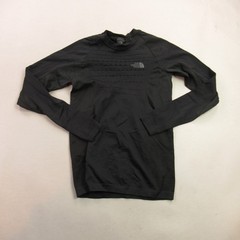 North Face Shirt Mens Small Long Sleeve Crew Neck Black Casual Pullover