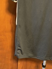Nike Football Dri-Fit Shirt Mens Large Gray Vertical Graphic Tee
