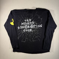 ASAP Rocky Injured Generation Tour Shirt Mens Sz L Double Sided Rap Music 2019