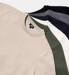 UNISEX Wear UNIQLO Machine-Washable Milano Ribbed Sweater Stretchy Knit