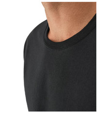 Hanes T-Shirt, 6-Pack, Moisture-Wicking T-Shirt Undershirts, Black/Grey/Blue