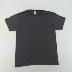Hanes Shirts Mens Medium Grey Short Sleeve Cotton Blend Set Of 4