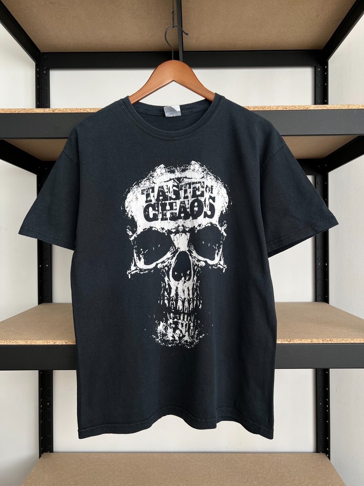 Vintage 2007 Taste of Chaos Music Festival Black T-shirt Sz M