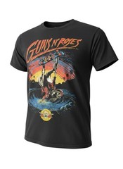 Guns N’ Roses Skeleton Skater Paradise City Graphic T-Shirt