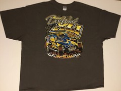 FORMULA 1 GILDAN Short Sleeve T-Shirt Sz 4XL Gray, Blue, Yellow