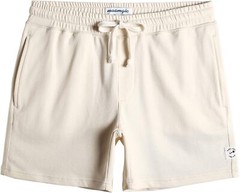 maamgic Mens Athletic Gym Shorts 5.5″ Elastic Waist Casual Large, Ivory