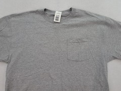 Russell Athletic Men’s T-Shirt Size L Gray Short Sleeve Pocket Crew Neck NEW