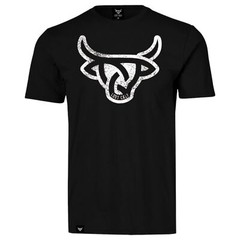 Lost Calf Unisex Angus Short Sleeve Tee Shirt, Black