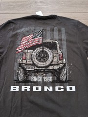 FORD BRONCO MEN’S TEE SHIRT GRAPHIC LOGO by JEDCO MEN’S SIZE MEDIUM NWT
