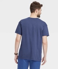 Men’s Heavyweight T-Shirt Goodfellow & Co Seamless Blue Size Medium