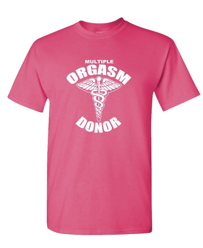 MULTIPLE ORGASM DONOR – Unisex Cotton T-Shirt Tee Shirt