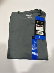 Kirkland Signature Shirt Pima Cotton Tee Mens Large Green Short Sleeve Crew Neck