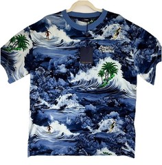 New Tags Louis Vuitton All Over Summer Surf Print Short Sleeve T-Shirt Sz XL