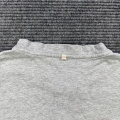 Outerknown Sojourn Henley Grey Organic Pima Cotton Long Sleeve Shirt Mens XL