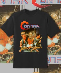 Contra Retro NEW Box Art Video Game Retro shirt S-6XL! Fast Ship!