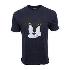 DISNEY MENS MAD MICKEY NAVY T SHIRT