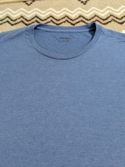 UNTUCKit Saxum Men’s Blue Solid Crew Neck Short Sleeve T-Shirt XXXL 30088