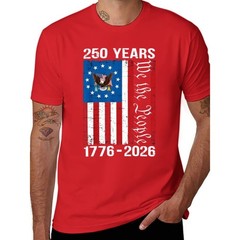 250 Years American Anniversary 250th USA US Flag 4th of July T-Shirt