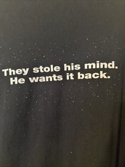 Vintage 1990 Total Recall Movie Promo Single Stitch Size XL Black