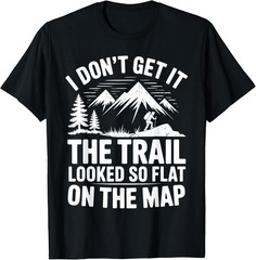 Best Hiking Art for Men Women Outdoor Hike Gear Hiker Hiking T-Shirt