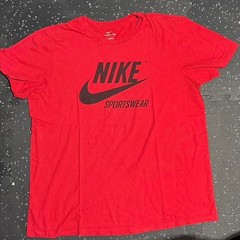 Nike Sportswear Futura Logo T-Shirt Red