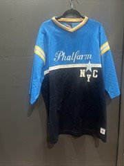 Phatfarm NYC Shirt Color-block Alma Mater Classic American Flava Y2K Hip Hop 2XL