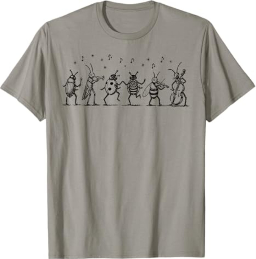 The Last of The Bugs Vintage Insect Music Humor Graphic T-Shirt