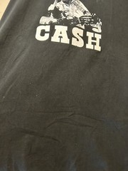 Vintage 2000s Johnny Cash Middle Finger Shirt Tee XL Tour Willie Nelson Punk