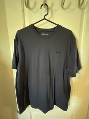 Champion Adult Teen Youth Mens Navy Short-sleeve tee shirt Size Large Used