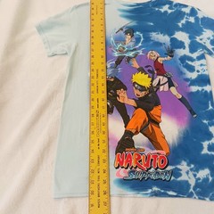Naruto Shippuden Anime Viz Media Tie-Dye Shirt Blue Size M Condition Is Pre-Own