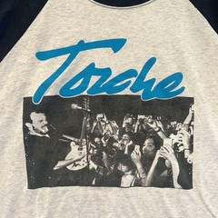 Torche size Large T-shirt Next Level Apparel Gray/black EUC 3/4 Sleeve Tee