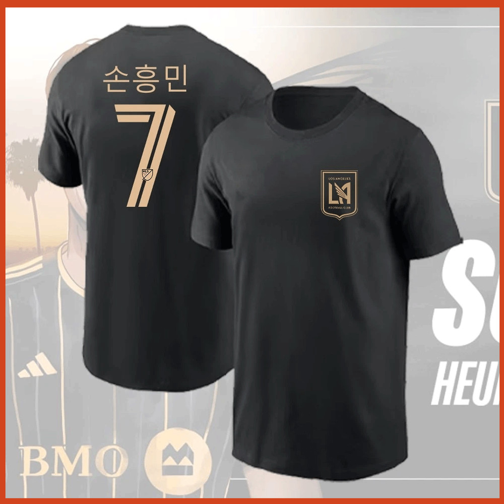 SALE OFF – 2025 Son Heung #7 Min LAFC Kanji Name and Number Player T Shirt