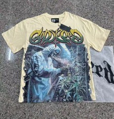 NEW Godspeed Skeleton Farmer Print Logo Tee Mens Cotton Short Sleeve T-shirt
