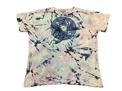 LAT Tie Dye T Shirt Unisex XL Tie Dye Tribal Art Kokopelli Unique Tee Distressed