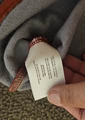 Eddie Bauer Mens Large Henley orange Ultrasoft long Sleeve pull on