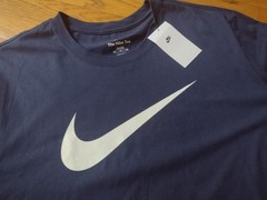 NWT, Nike Sportswear Men’s Swoosh 100% Cotton T-Shirt, Size 2XLT # DC5094-410