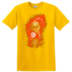 World Cup Trophy T Shirt Tunisia Flag Soccer Fan Tee Apparel Gift