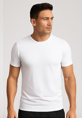 🔥 True Classic 7-Pack Crew Neck T-Shirts | Size M | + Bonus White Tee
