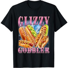 Funny Glizzy Gobbler Hot Dog Meme Unisex Golf Lover Cotton Gift T-Shirt