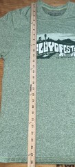 Floydfest 13 Music Festival T-Shirt Music Fest Size Large Green 100% Recycled