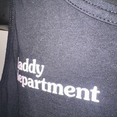 Daddy Department Tank Top Large Gently worn Cotton blend no fabric tag