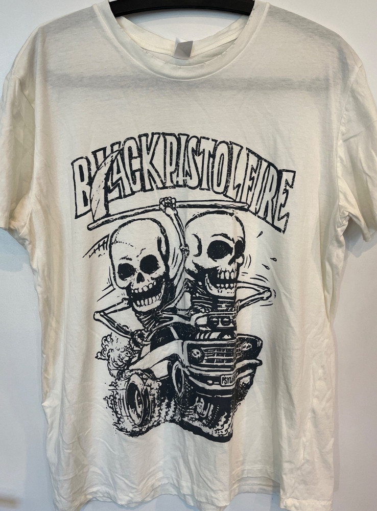 Black Pistol Fire Band Wicked Racer T-shirt – Large Ivory Alternative Brand