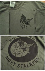 160th NIGHT STALKERS SOAR Death waits In The Dark T-Shirt Large USA Ultra Co 6oz