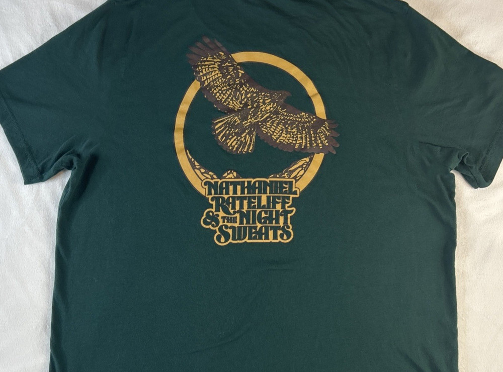 Forest Green Nathaniel Rateliff And The Night Sweats T-Shirt BS506