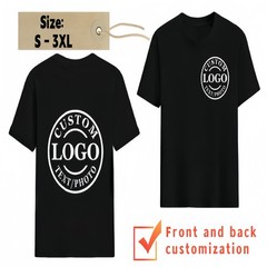 Custom Employee Group T‑Shirt, Personalized Logo Image Tee for Corporate Events