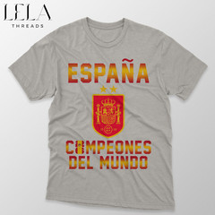 España Campeones del Mundo T Shirt Spain World Cup 2026 Champions La segunda Tee