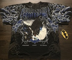 Civil Regime Men’s M Black Batman Graphic Print Crew Neck Short Sleeve Tee