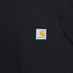 Carhartt T Shirt Mens Large Black Loose Fit Pocket Tee Workwear Utility