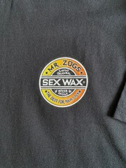 BNWT MR ZOGS SEX WAX BACK LOGO BLACK SURF TSHIRT XL